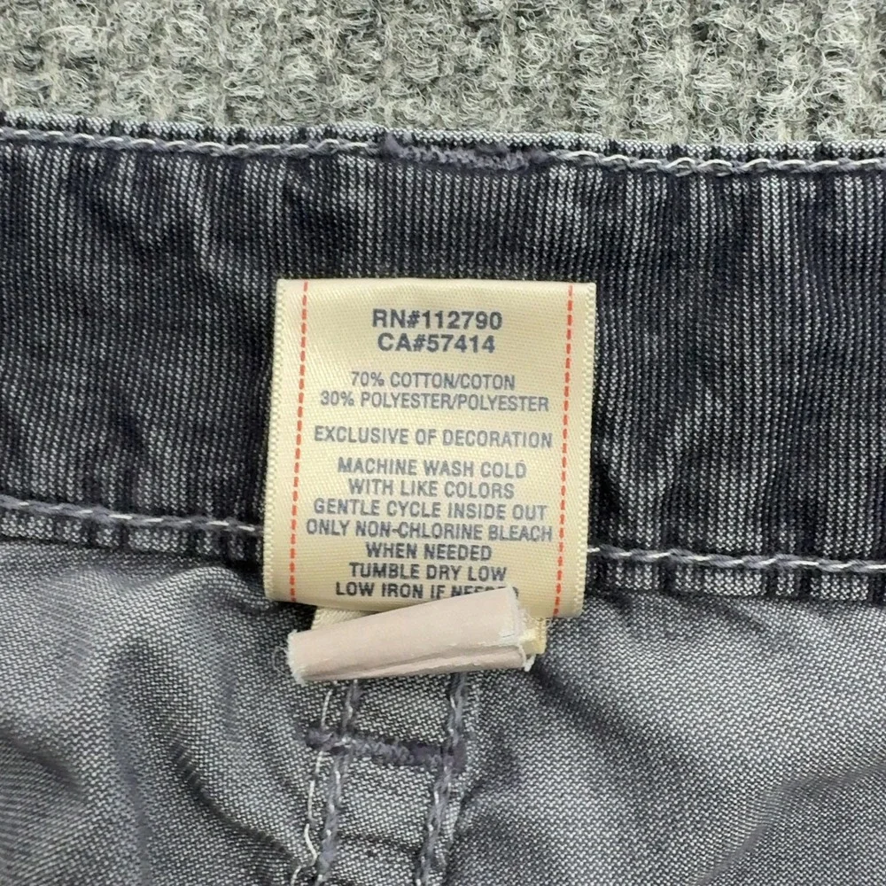 True Religion Ricky Pants Mens 34 Grey Cotton Blend Straight Leg Y2K